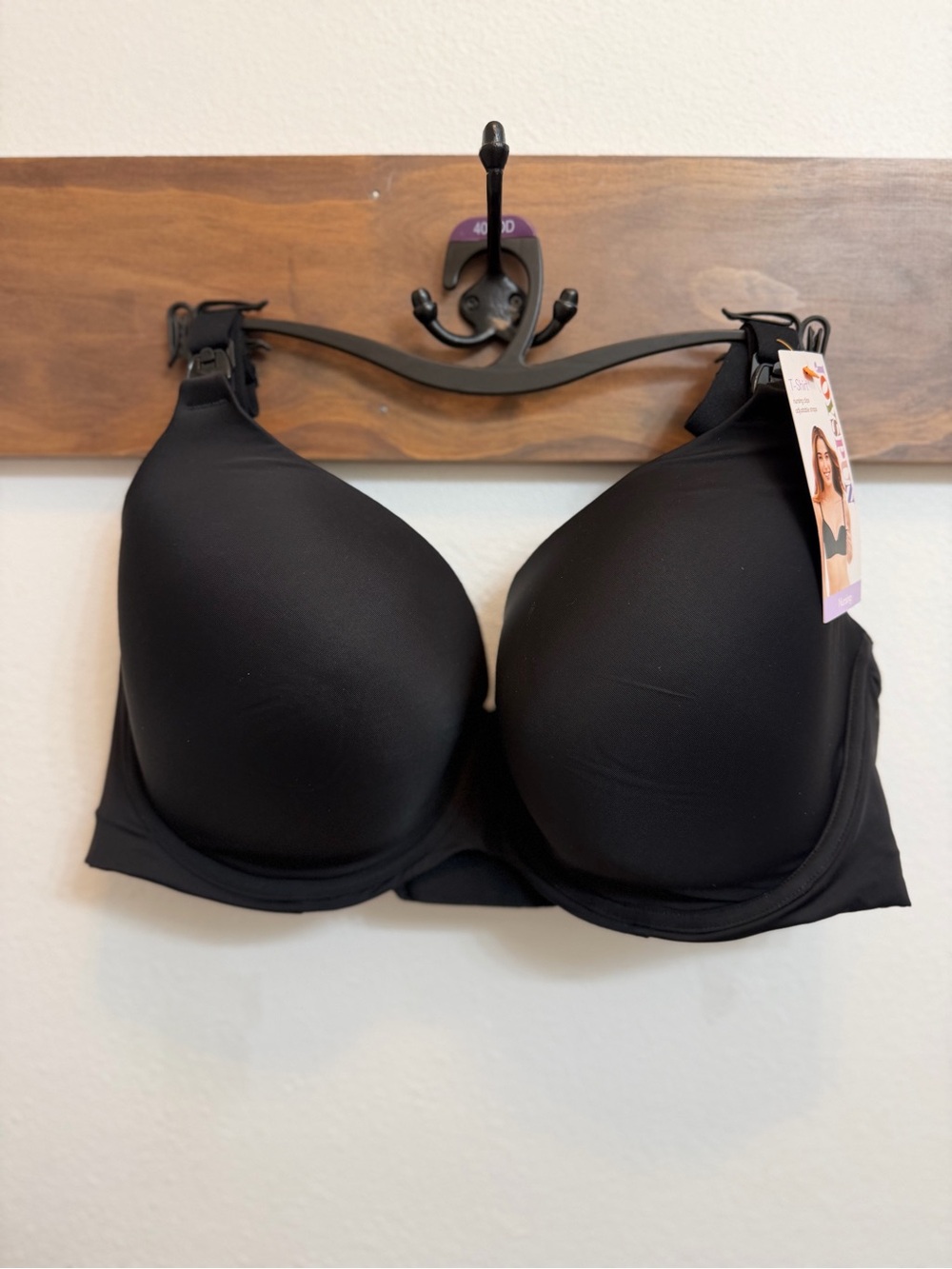 NEW 40DDD Nursing T-Shirt Bra with Flex Cup-Maternity-Black